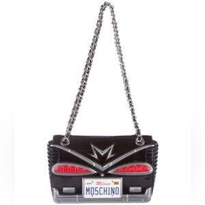 Moschino Couture Cadillac License Plate Bag
